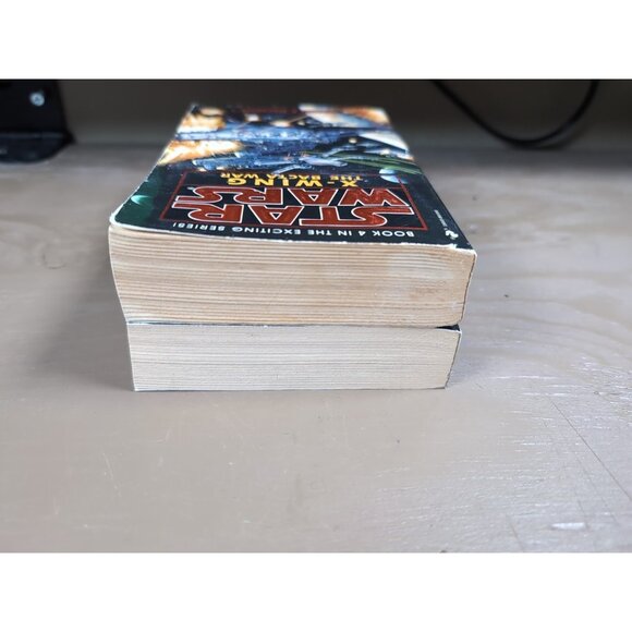 Vtg Star Wars Paperback - Michael A. Stackpole X-Wing Krytos Trap & Bacta War - Picture 7 of 9